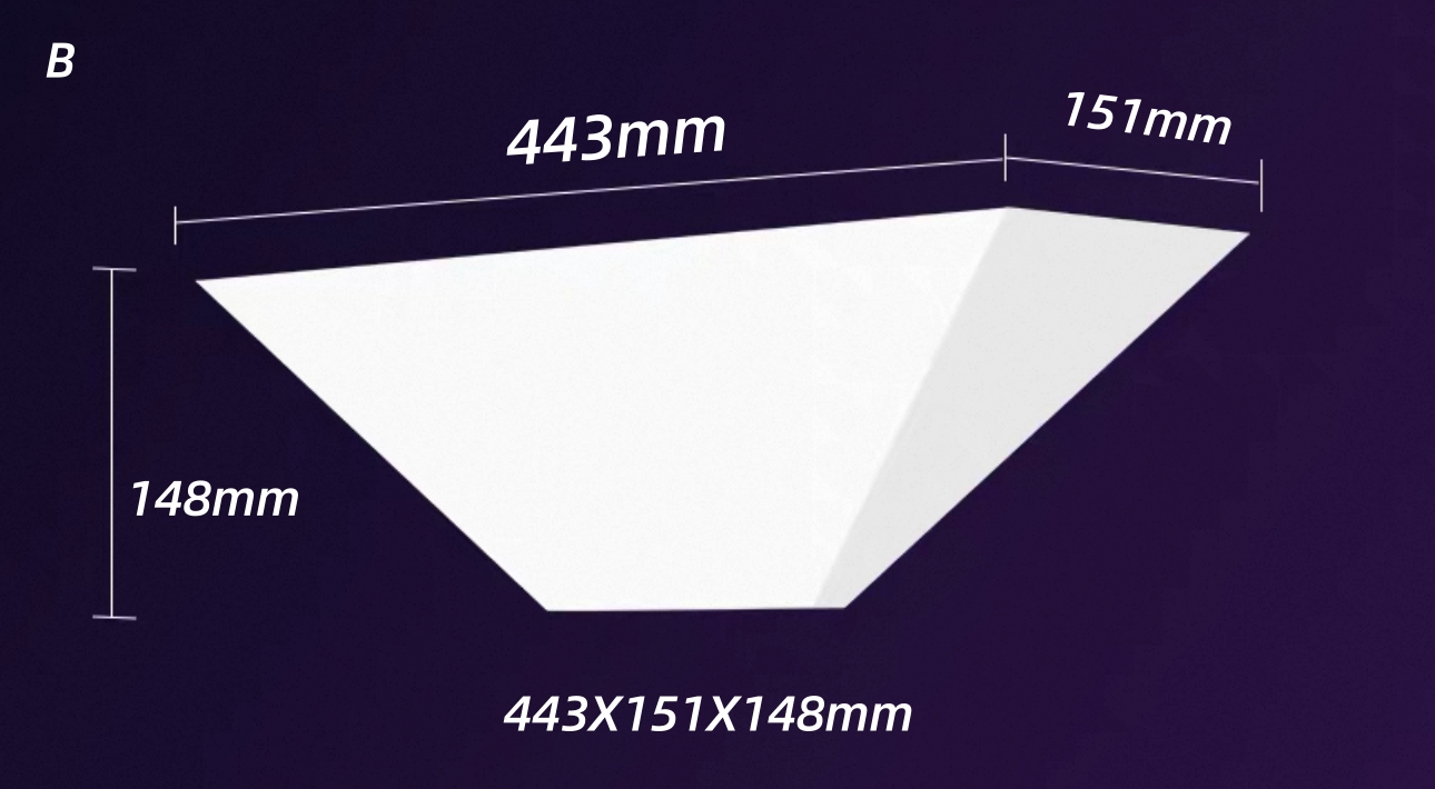 Model B - ABS Fly Trap Dimensions