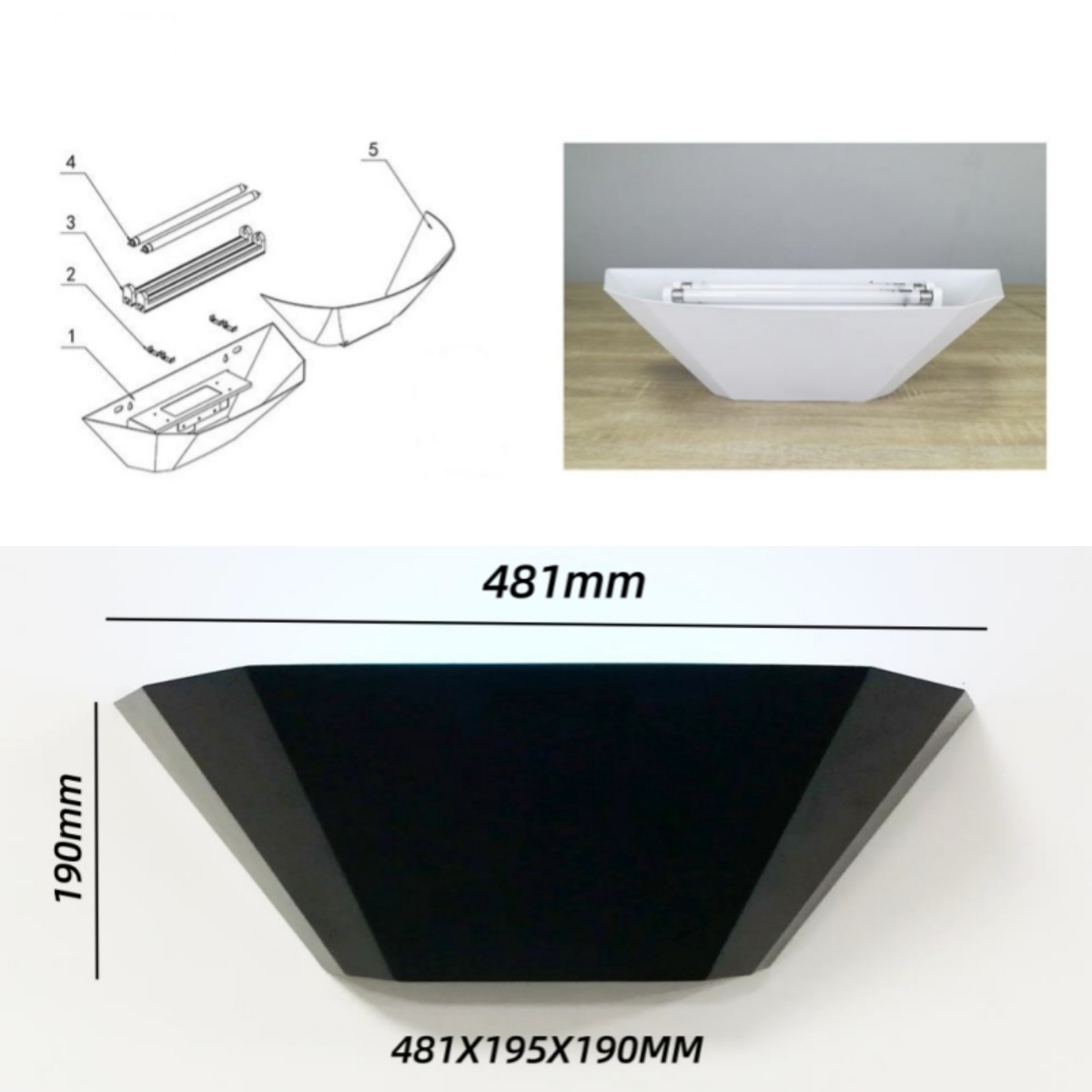 Product accessories and dimensional drawings